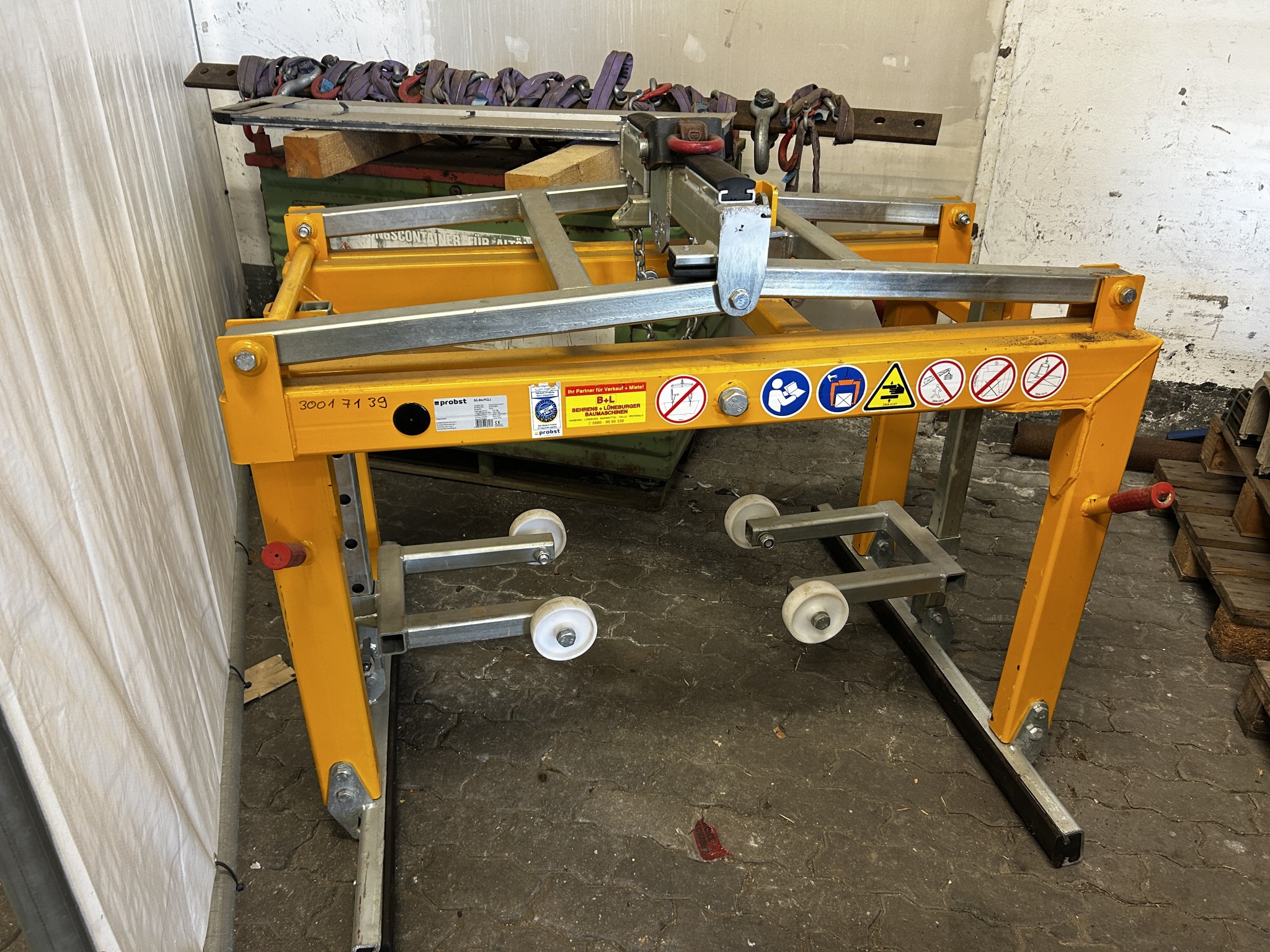 Mechanischer Scherengreifer Probst SG-80-PGL2